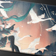 Hatsune Miku - Secret Lair - Stitched Edge Playmat for Magic: The Gathering - (Winter) Swan Song - E - 38660 - Ultra PRO International - Ultra PRO International