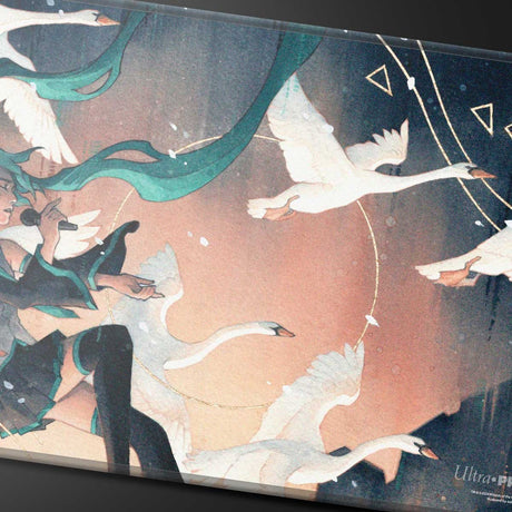 Hatsune Miku - Secret Lair - Stitched Edge Playmat for Magic: The Gathering - (Winter) Swan Song - E - 38660 - Ultra PRO International - Ultra PRO International