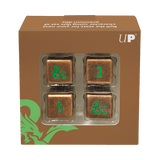 Heavy Metal Feywild Copper and Green D6 Dice Set (4ct) for Dungeons & Dragons - E - 18783 - Ultra PRO - Ultra PRO International