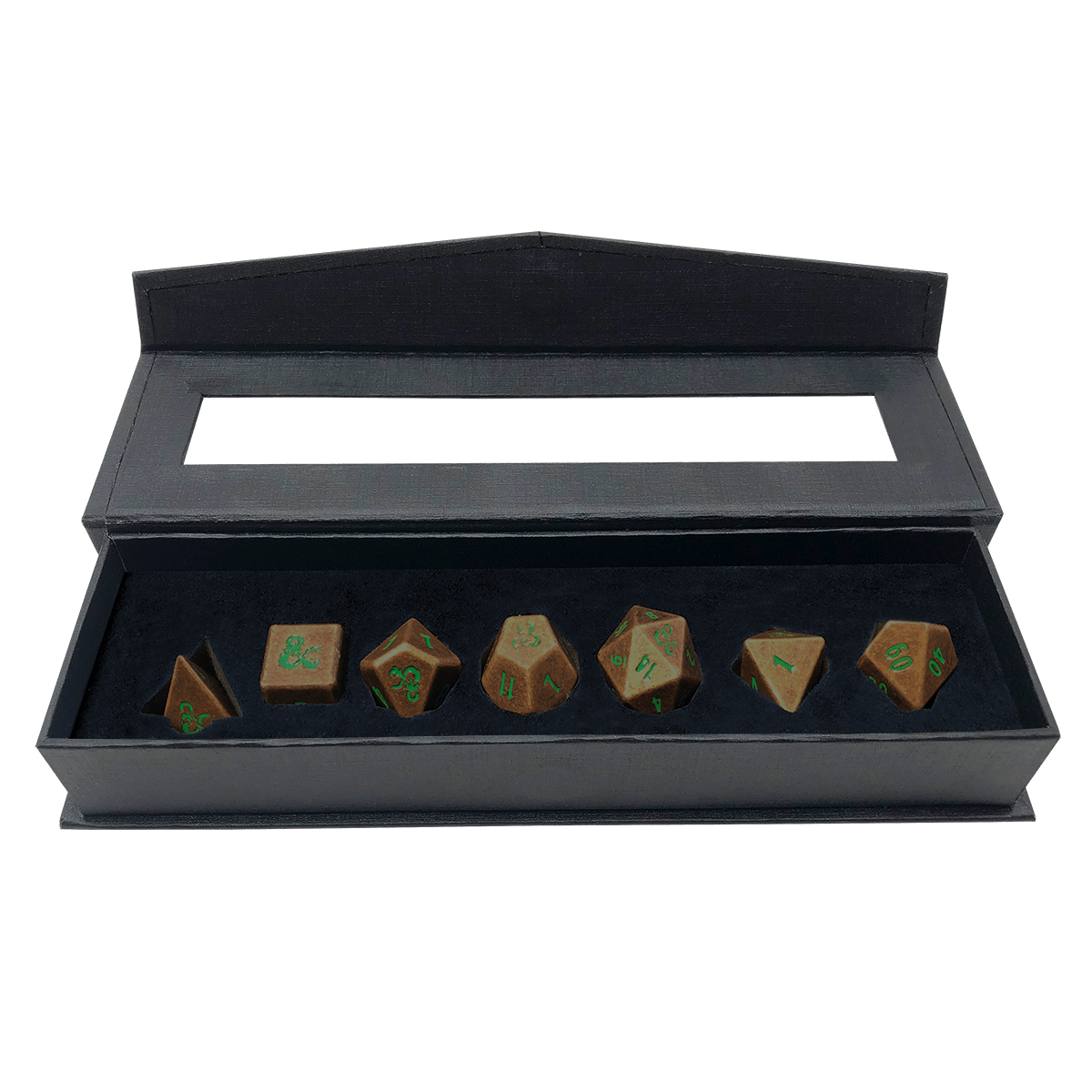 Heavy Metal Feywild Copper and Green RPG Dice Set (7ct) for Dungeons & Dragons - E - 18781 - Ultra PRO - Ultra PRO International