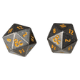 Heavy Metal Spelljammer Realmspace D20 Dice Set (2ct) for Dungeons & Dragons - E - 19409 - Ultra PRO - Ultra PRO International