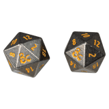 Heavy Metal Spelljammer Realmspace D20 Dice Set (2ct) for Dungeons & Dragons - E - 19409 - Ultra PRO - Ultra PRO International