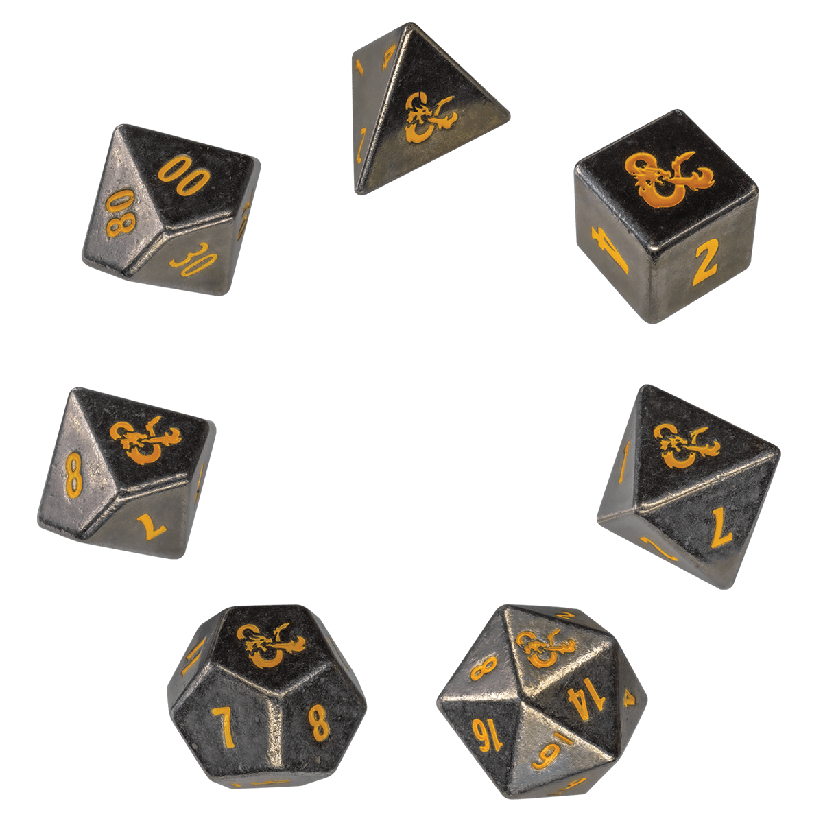 Heavy Metal Spelljammer Realmspace RPG Dice Set (7ct) for Dungeons & Dragons - E - 19408 - Ultra PRO - Ultra PRO International