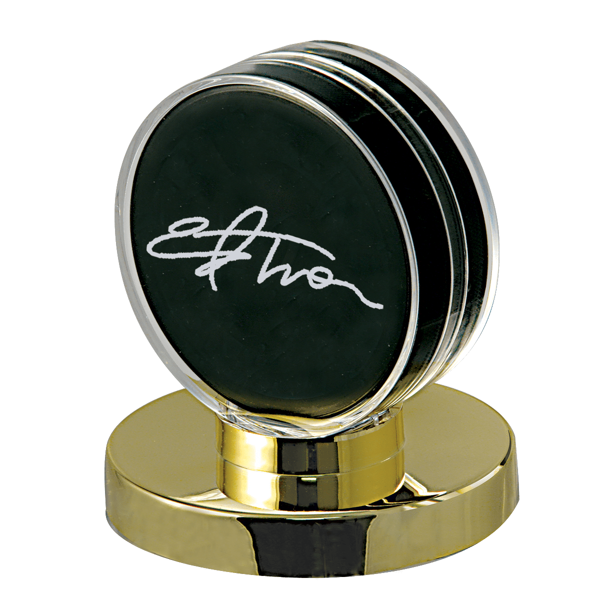 Hockey Puck Gold Base Display Holder - E - 81153 - Ultra PRO - Ultra PRO International