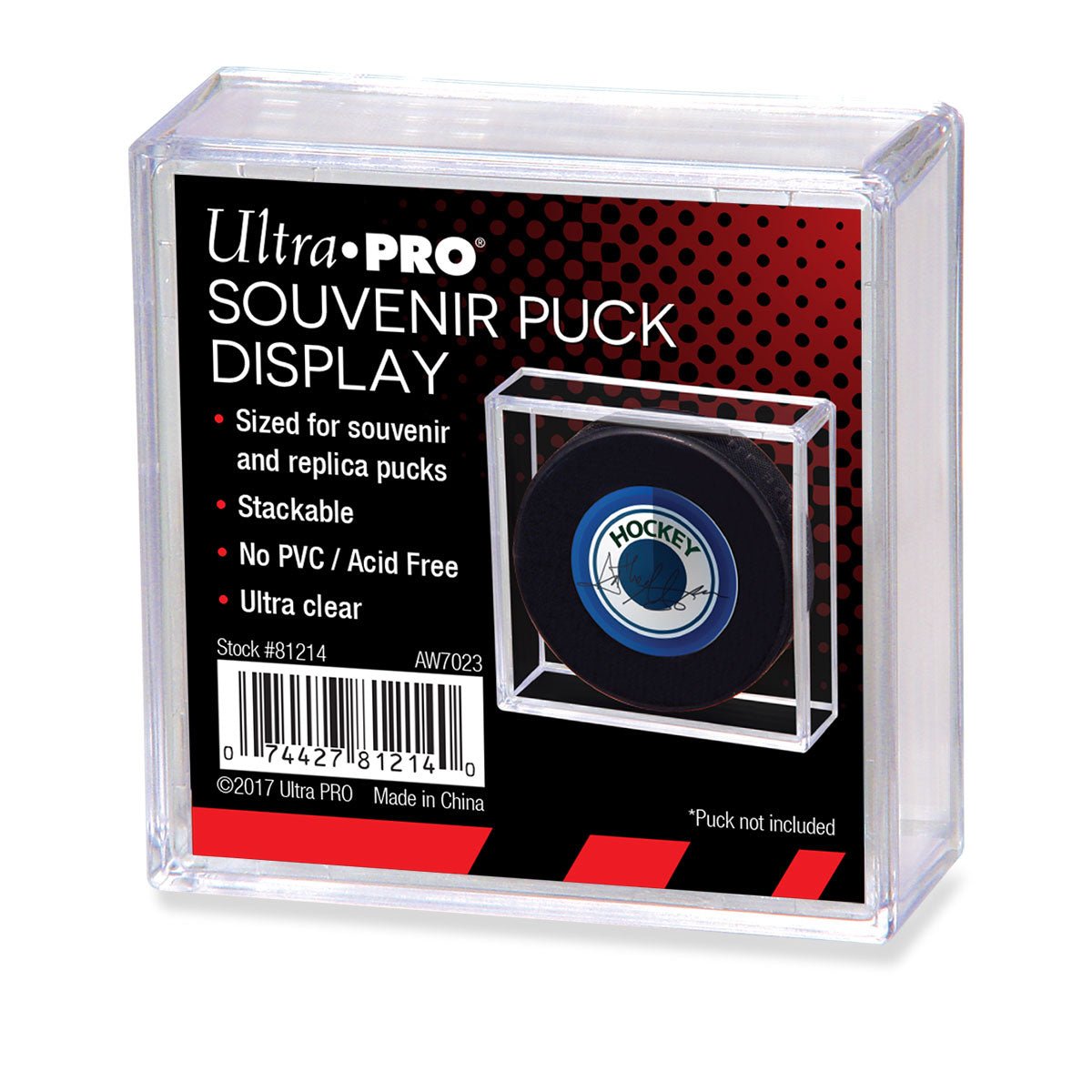 Hockey Puck Souvenir Display Holder - E - 81214 - Ultra PRO - Ultra PRO International