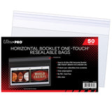 Horizontal Booklet ONE - TOUCH Resealable Bags (50ct) - E - 84170 - Ultra PRO - Ultra PRO International