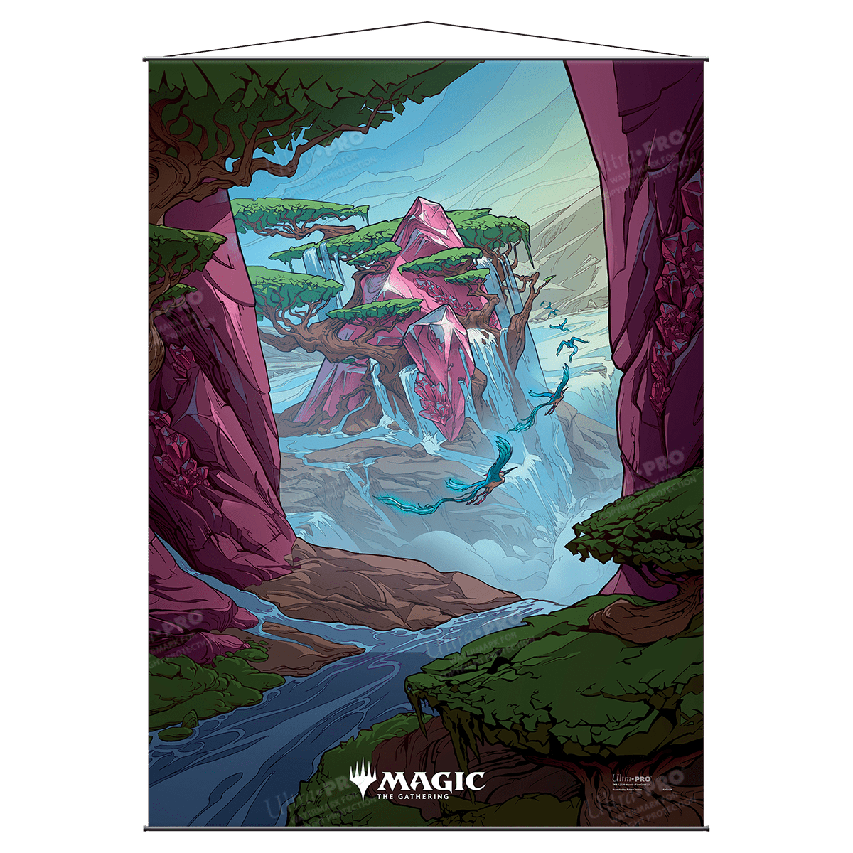 Ikoria: Lair of Behemoths Ketria Triome Wall Scroll for Magic: The Gathering - E - 18324 - Ultra PRO - Ultra PRO International