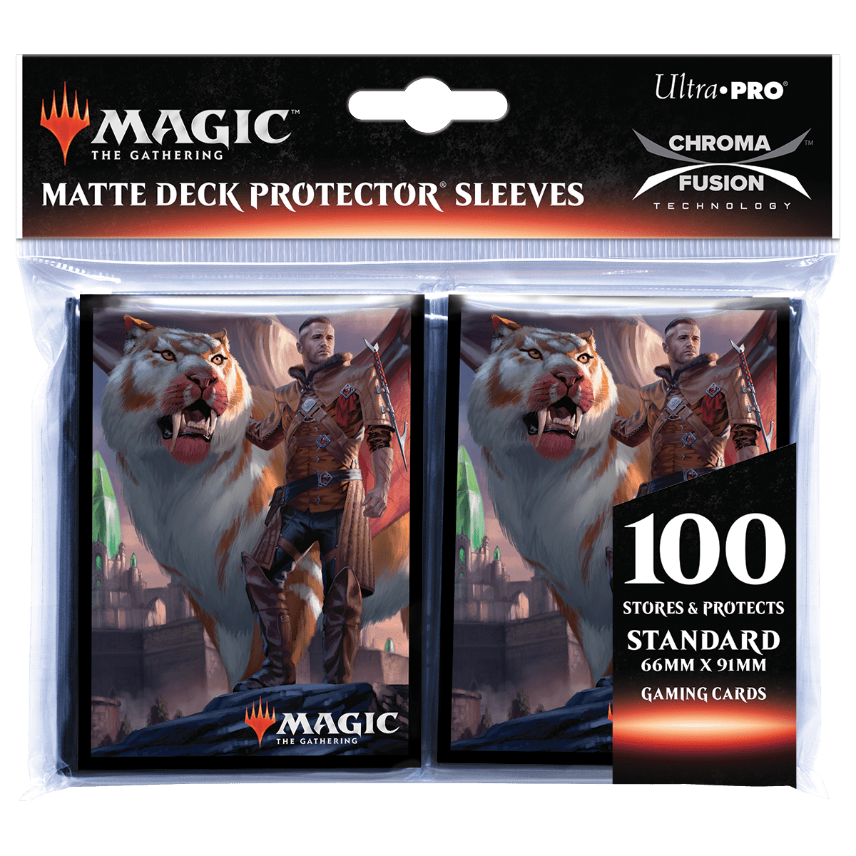 Ikoria: Lair of Behemoths Lukka, Coppercoat Outcast Standard Deck Protector Sleeves (100ct) for Magic: The Gathering - E - 18302 - Ultra PRO - Ultra PRO International