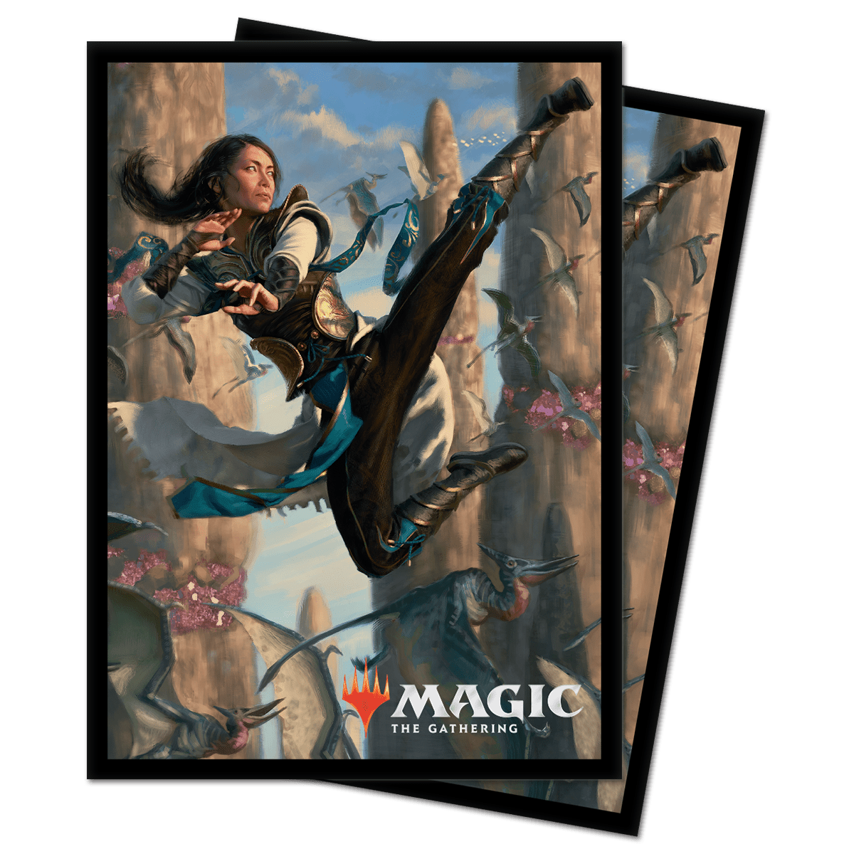 Ikoria: Lair of Behemoths Narset of the Ancient Way Standard Deck Protector Sleeves (100ct) for Magic: The Gathering - E - 18304 - Ultra PRO - Ultra PRO International