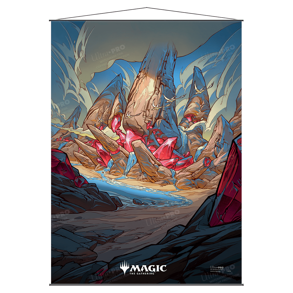 Ikoria: Lair of Behemoths Raugrin Triome Wall Scroll for Magic: The Gathering - E - 18325 - Ultra PRO - Ultra PRO International