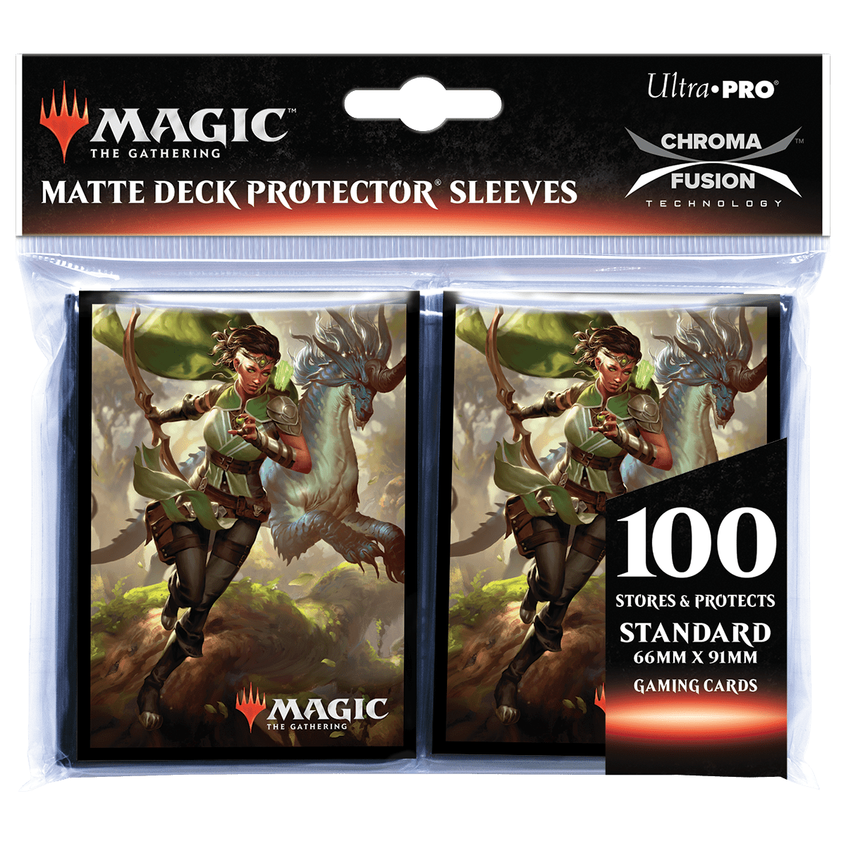 Ikoria: Lair of Behemoths Vivien, Monster's Advocate Standard Deck Protector Sleeves (100ct) for Magic: The Gathering - E - 18303 - Ultra PRO - Ultra PRO International