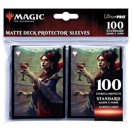 Innistrad: Crimson Vow Henrika, Infernal Seer Standard Deck Protector Sleeves (100ct) for Magic: The Gathering - E - 19216 - Ultra PRO - Ultra PRO International