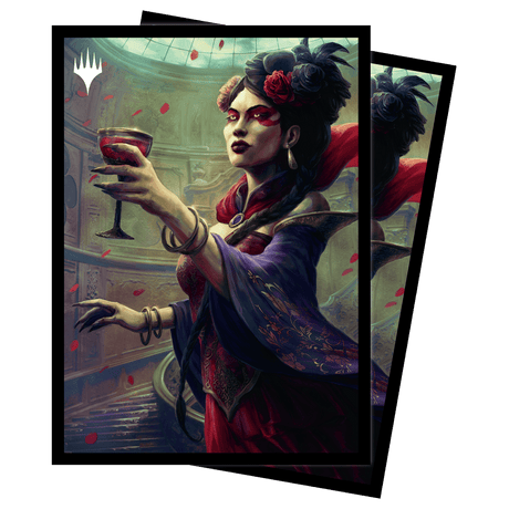 Innistrad: Crimson Vow Henrika, Infernal Seer Standard Deck Protector Sleeves (100ct) for Magic: The Gathering - E - 19216 - Ultra PRO - Ultra PRO International