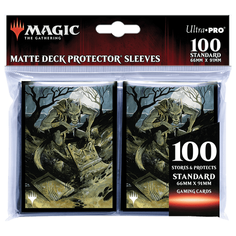 Innistrad: Midnight Hunt Graveyard Glutton Standard Deck Protector Sleeves (100ct) for Magic: The Gathering - E - 18825 - Ultra PRO - Ultra PRO International