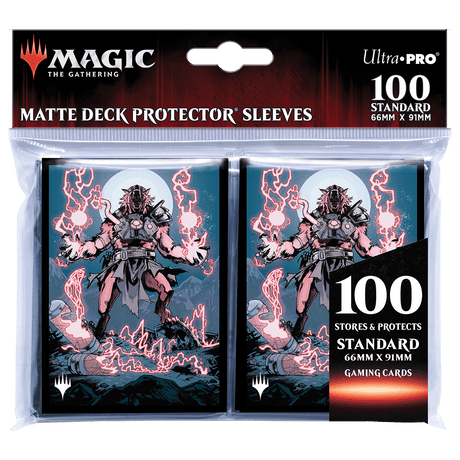 Innistrad: Midnight Hunt Storm - Charged Slasher Standard Deck Protector Sleeves (100ct) for Magic: The Gathering - E - 18826 - Ultra PRO - Ultra PRO International