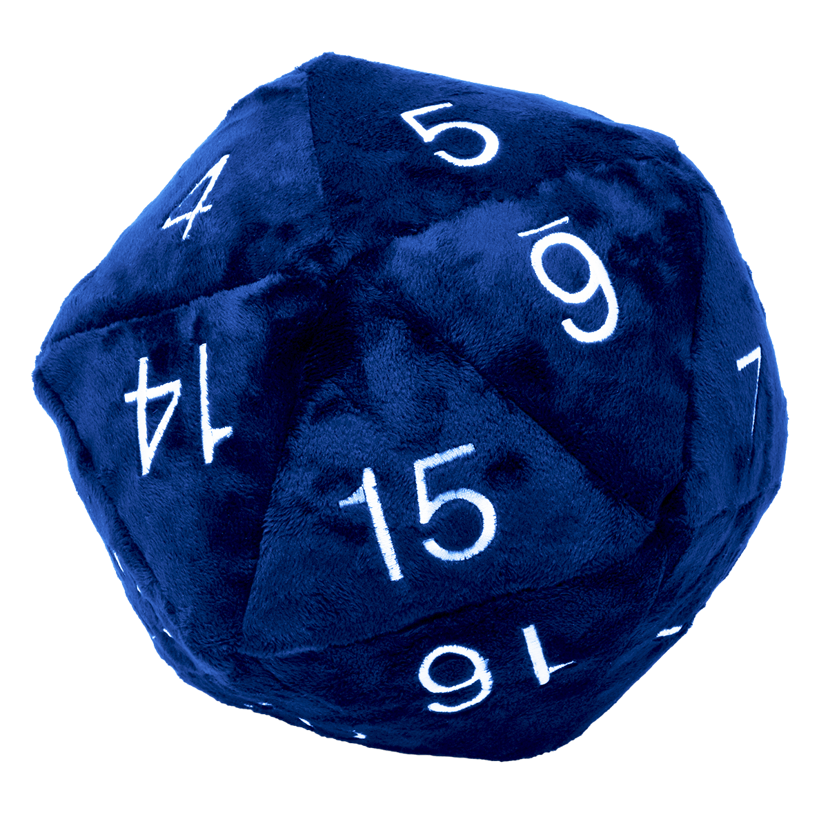 Jumbo Blue D20 Novelty Dice Plush - E - 85856 - Ultra PRO - Ultra PRO International