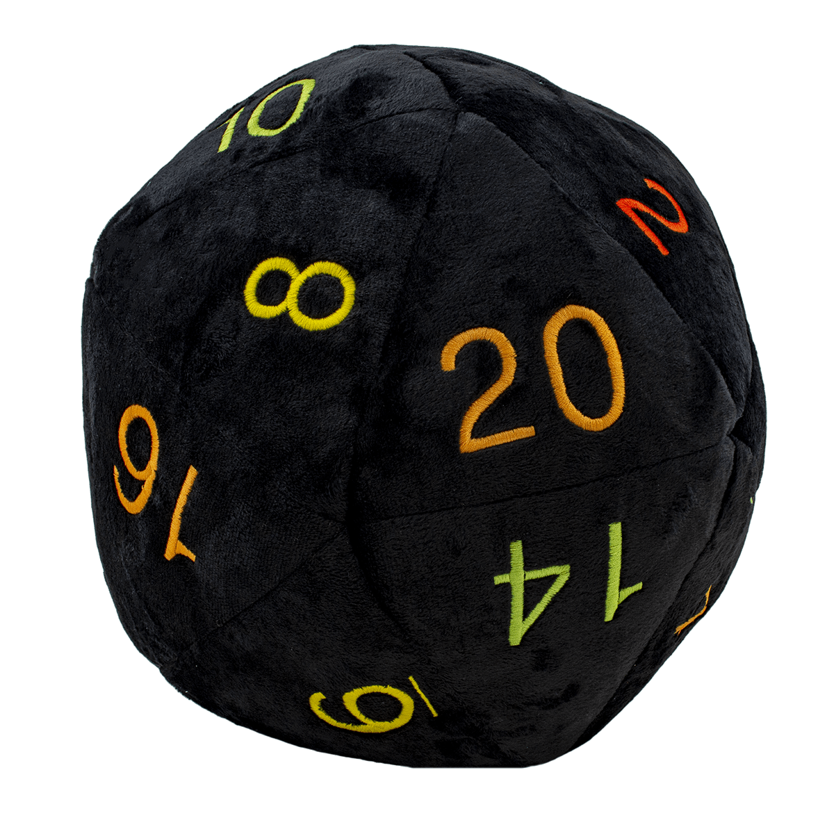 Jumbo Rainbow D20 Novelty Dice Plush - E - 16139 - Ultra PRO - Ultra PRO International