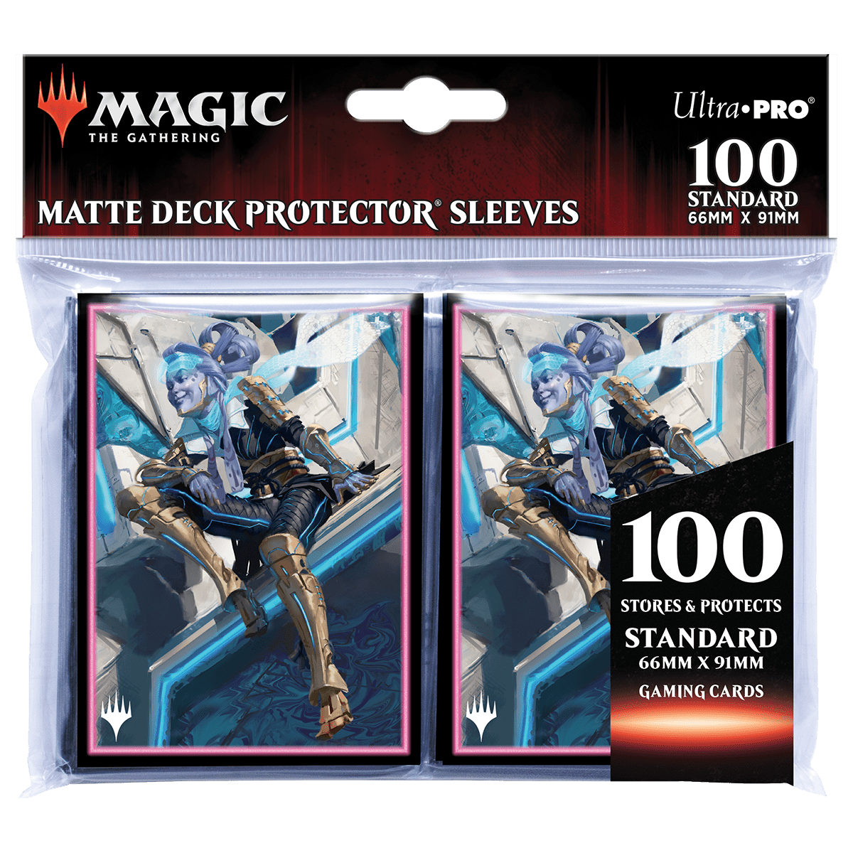 Kamigawa Neon Dynasty Kotori, Pilot Prodigy Standard Deck Protector Sleeves (100ct) for Magic: The Gathering - E - 19285 - Ultra PRO - Ultra PRO International