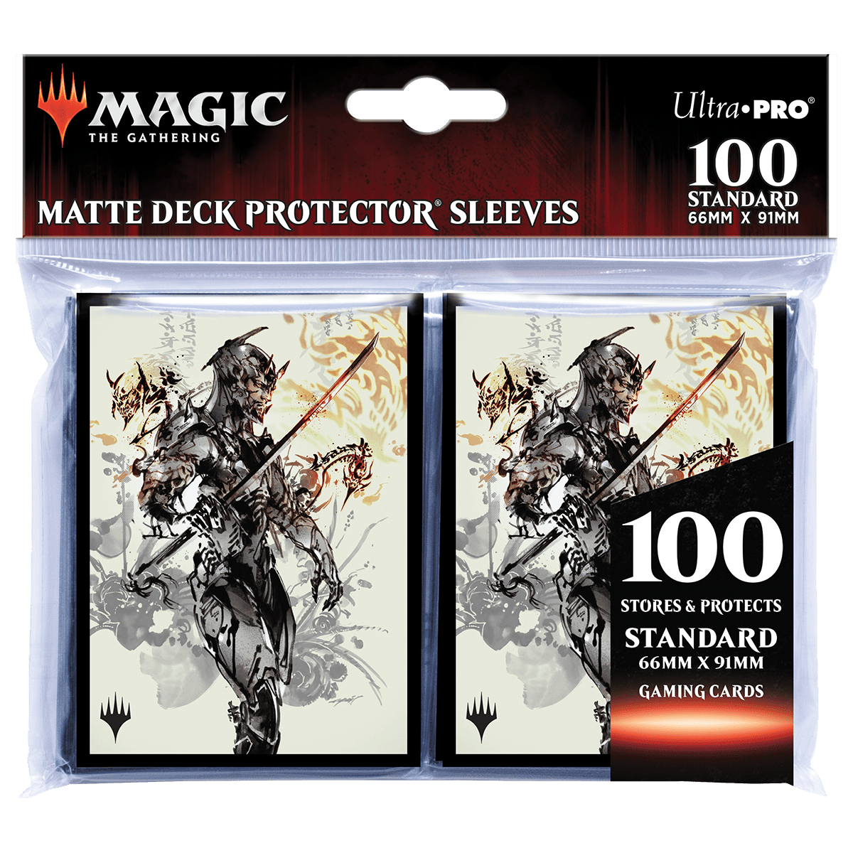 Kamigawa Neon Dynasty Satoru Umezawa Standard Deck Protector Sleeves (100ct) for Magic: The Gathering - E - 19291 - Ultra PRO - Ultra PRO International