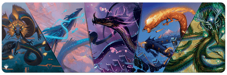 Kamigawa Neon Dynasty Sky Dragon Compilation 8ft Table Playmat for Magic: The Gathering - E - 19268 - Ultra PRO - Ultra PRO International