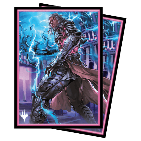 Kamigawa Neon Dynasty Tezzeret, Betrayer of Flesh Standard Deck Protector Sleeves (100ct) for Magic: The Gathering - E - 19289 - Ultra PRO - Ultra PRO International