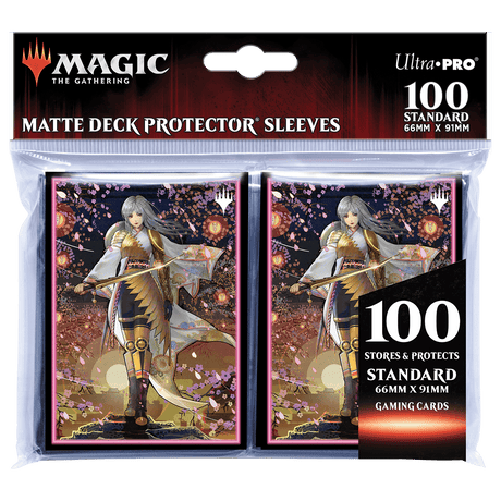 Kamigawa Neon Dynasty The Wandering Emperor Standard Deck Protector Sleeves (100ct) for Magic: The Gathering - E - 19287 - Ultra PRO - Ultra PRO International