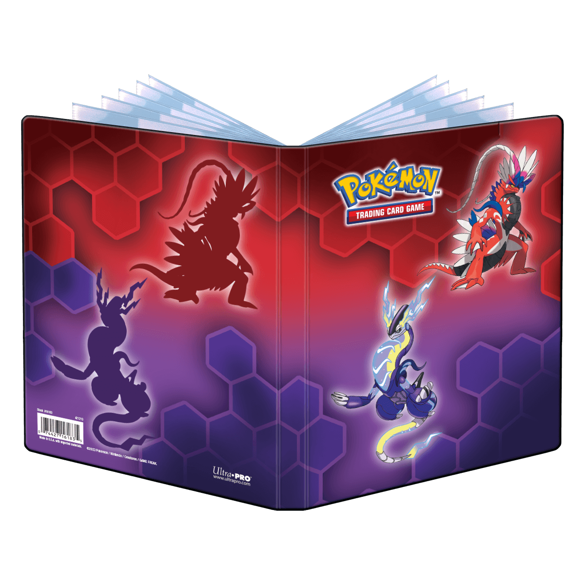 Koraidon & Miraidon 4 - Pocket Portfolio for Pokemon - E - 16183 - Ultra PRO - Ultra PRO International