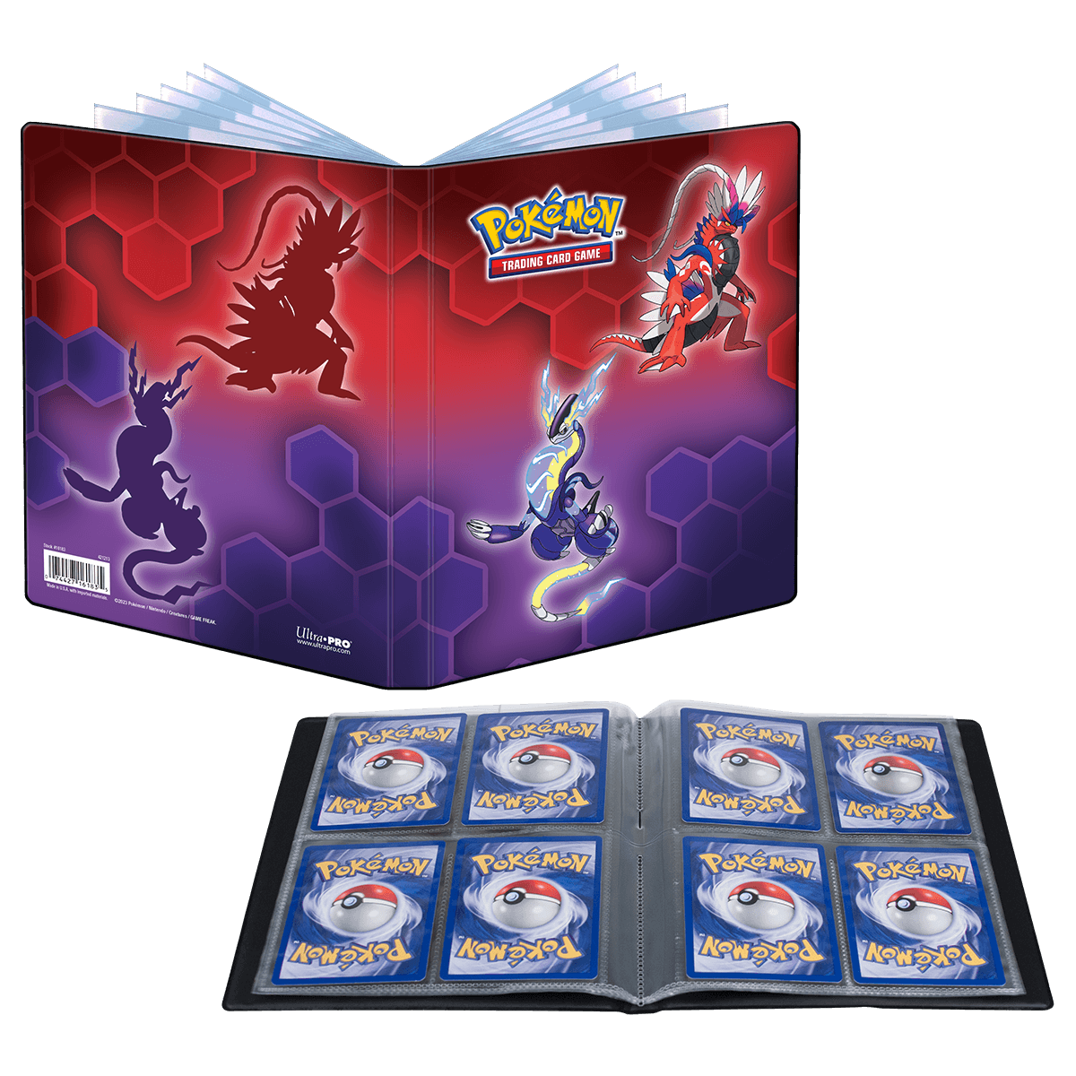 Koraidon & Miraidon 4 - Pocket Portfolio for Pokemon - E - 16183 - Ultra PRO - Ultra PRO International