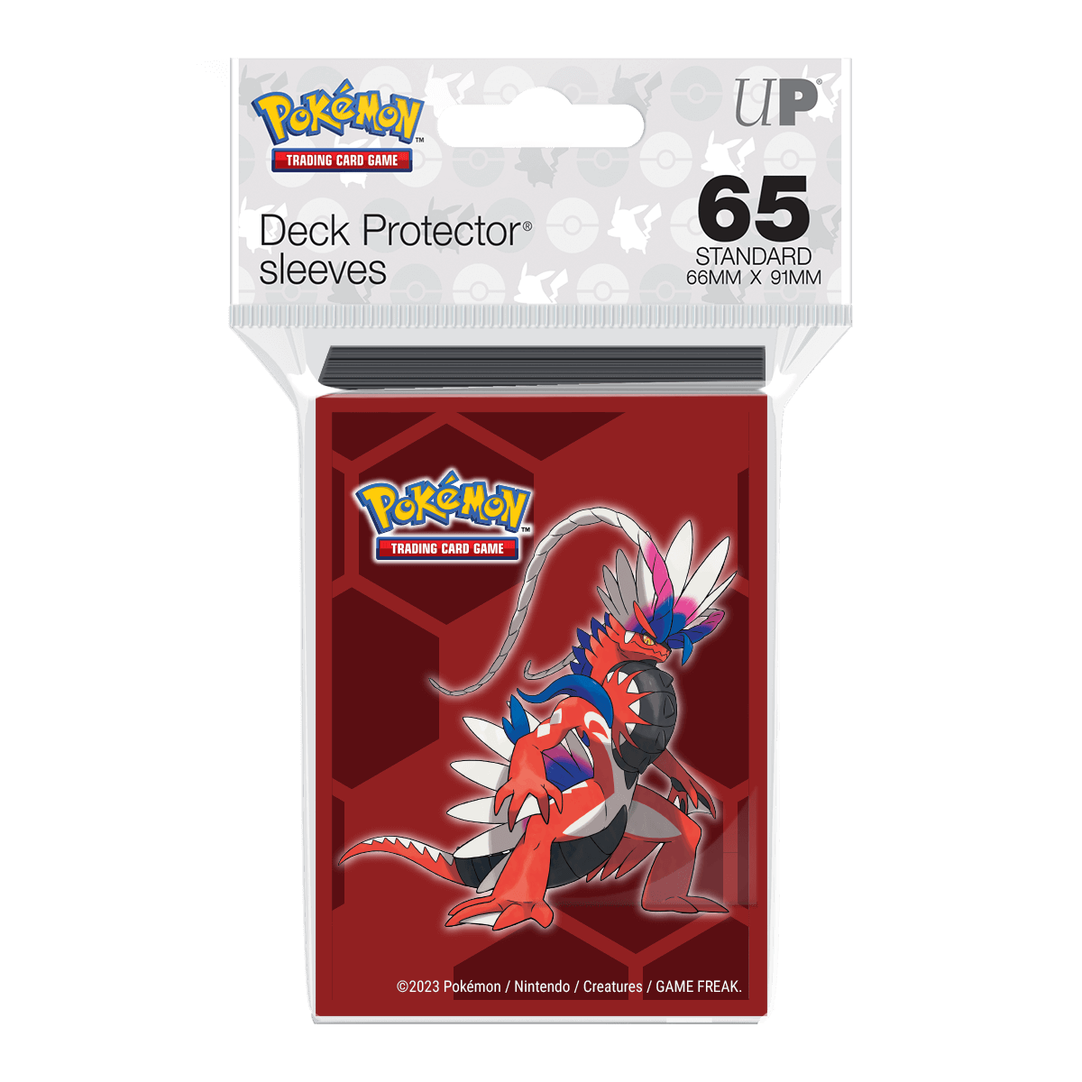 Koraidon Standard Deck Protector Sleeves (65ct) for Pokemon - E - 16186 - Ultra PRO - Ultra PRO International