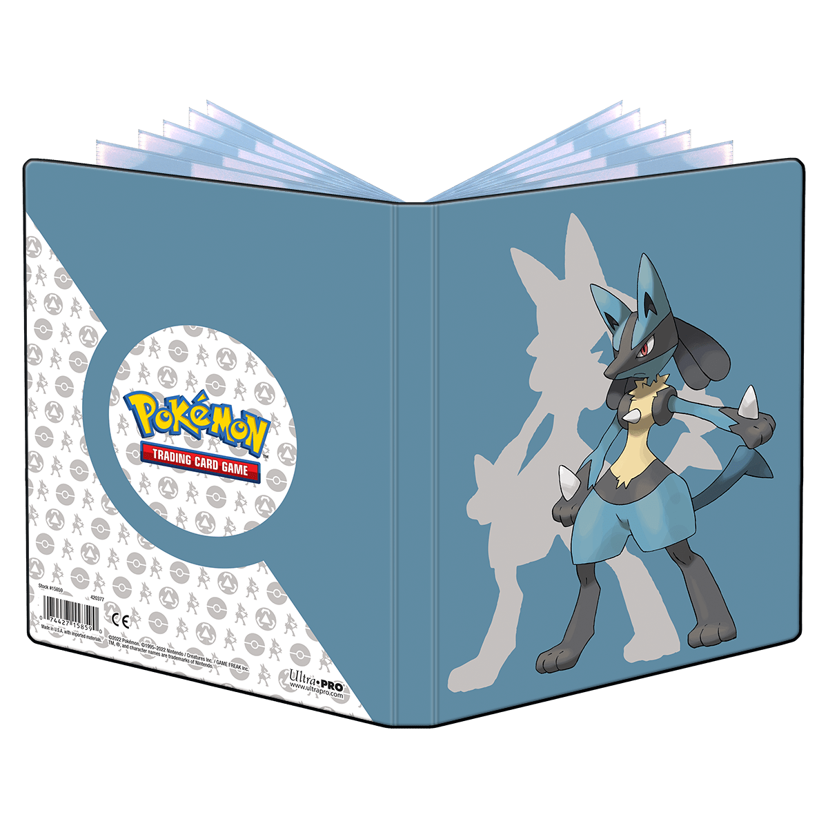 Lucario 4 - Pocket Portfolio for PokÃ©mon - E - 15859 - Ultra PRO - Ultra PRO International