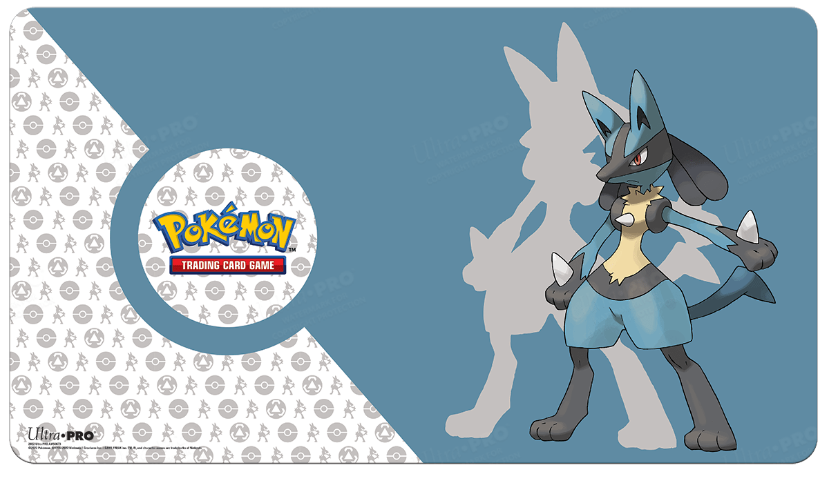 Lucario Standard Gaming Playmat Mousepad for Pokemon - E - 15858 - Ultra PRO - Ultra PRO International