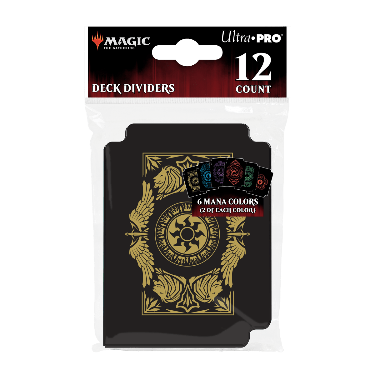 Mana 7 Card Deck Dividers Pack (12ct) for Magic: The Gathering - E - 19264 - Ultra PRO - Ultra PRO International