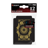 Mana 7 Card Deck Dividers Pack (12ct) for Magic: The Gathering - E - 19264 - Ultra PRO - Ultra PRO International