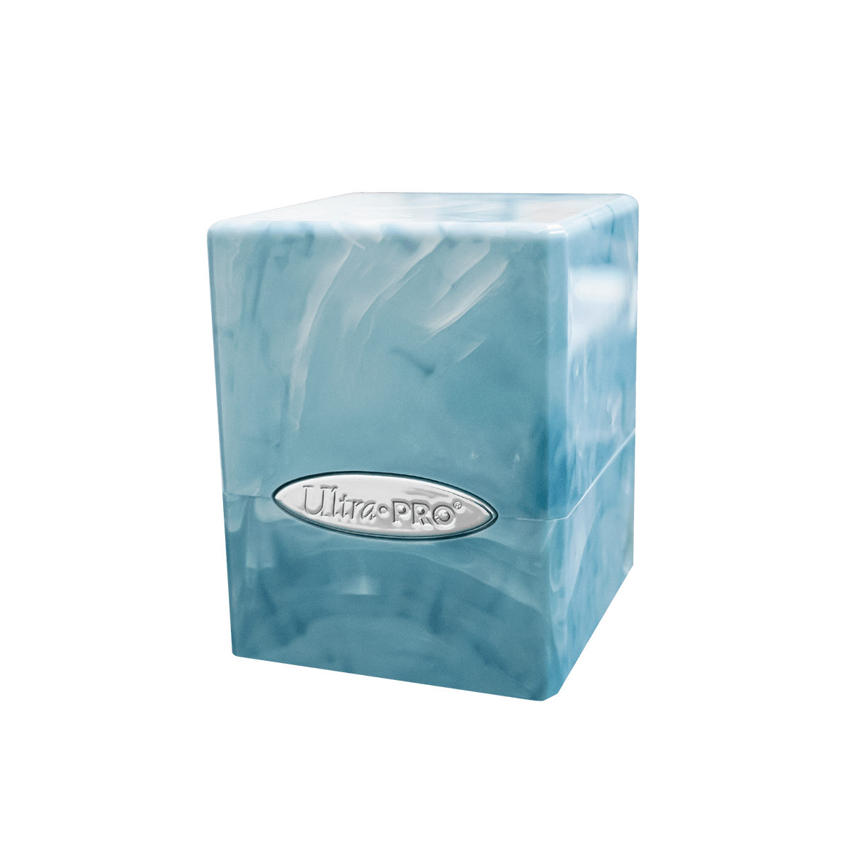 Marble Satin Cube - Light Blue / White - E - 16354 - Ultra PRO - Ultra PRO International