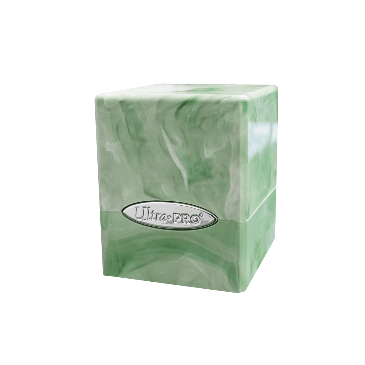 Marble Satin Cube - Lime Green / White - E - 16352 - Ultra PRO - Ultra PRO International