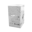 Marble Satin Tower Deck Box - White / Black - E - 16347 - Ultra PRO - Ultra PRO International