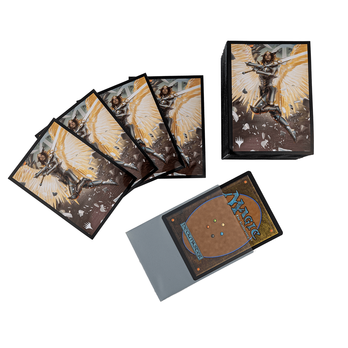 March of the Machine Archangel Elspeth Standard Deck Protector Sleeves (100ct) for Magic: The Gathering - E - 19745 - Ultra PRO - Ultra PRO International