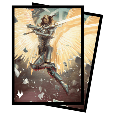 March of the Machine Archangel Elspeth Standard Deck Protector Sleeves (100ct) for Magic: The Gathering - E - 19745 - Ultra PRO - Ultra PRO International