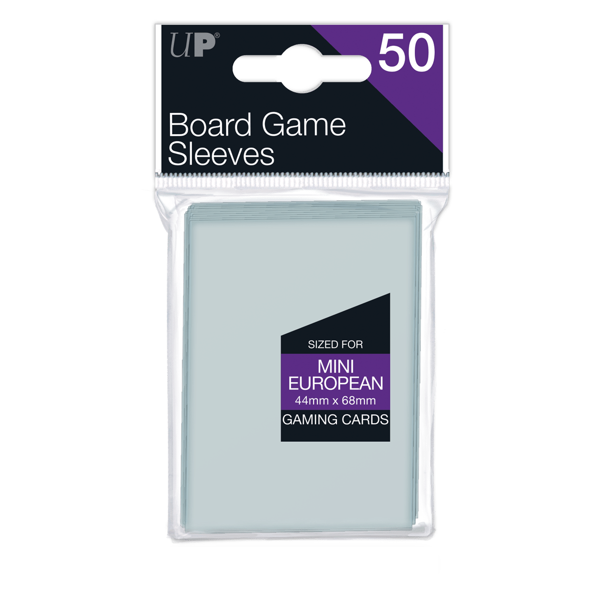 Mini European Board Game Sleeves (50ct) for 44 mm x 68 mm Cards - E - 82661 - Ultra PRO - Ultra PRO International