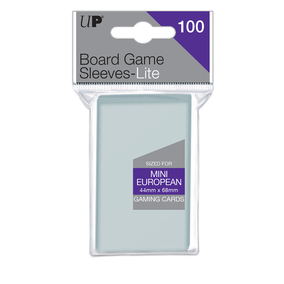 Mini European Lite Board Game Sleeves (100ct) for 44mm x 68mm Cards - E - 85941 - Ultra PRO - Ultra PRO International