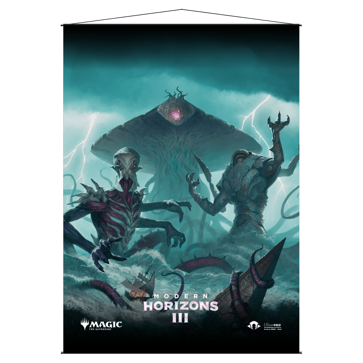 Modern Horizons 3 Eldrazi Storm Wall Scroll for Magic: The Gathering - E - 38424 - Ultra PRO International - Ultra PRO International