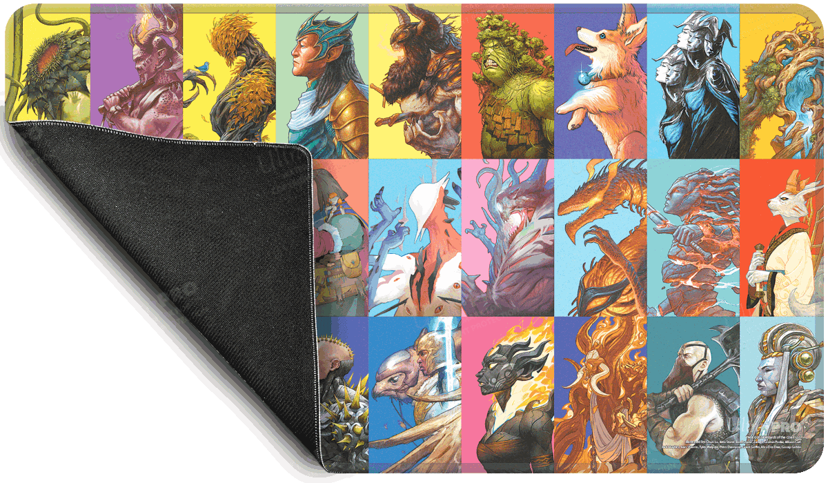 Modern Horizons 3 Pop Art Medley Stitched Standard Gaming Playmat for Magic: The Gathering - E - 38445 - Ultra PRO International - Ultra PRO International