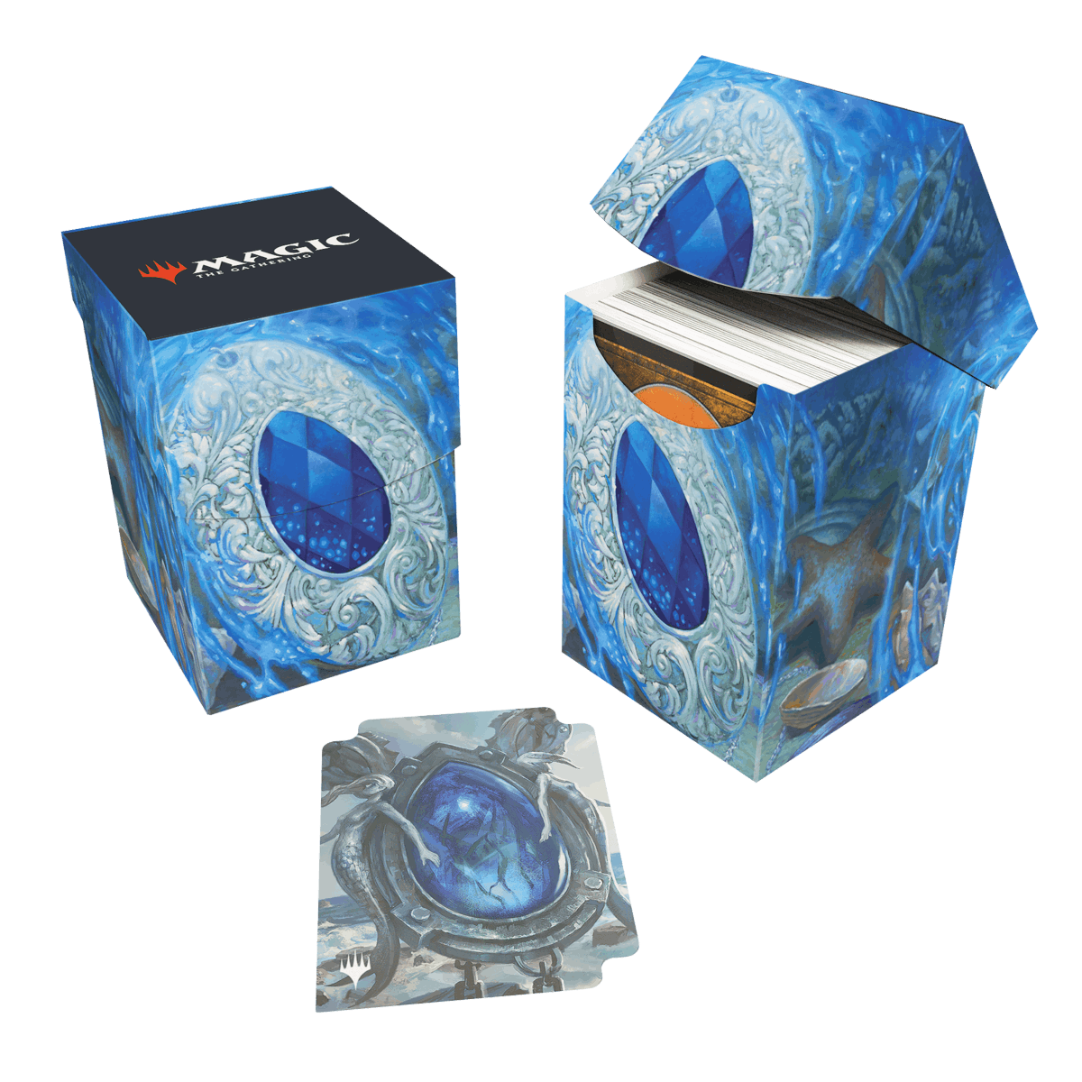 Modern Horizons 3 Sapphire Medallion 100+ Deck BoxÂ® for Magic: The Gathering - E - 38414 - Ultra PRO International - Ultra PRO International