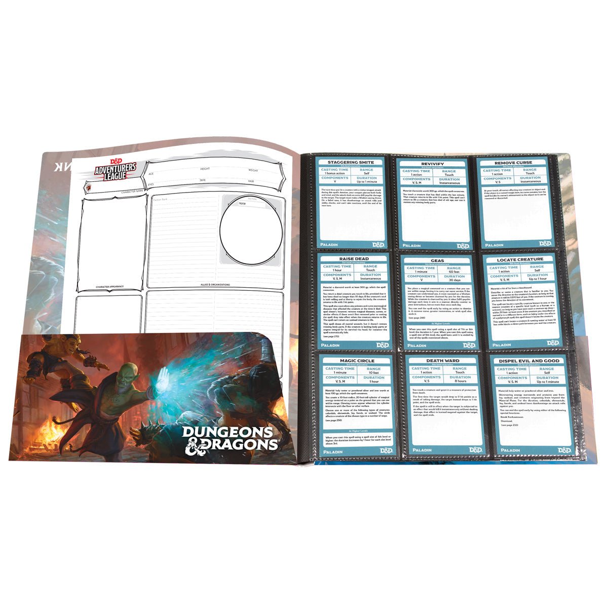 Monk - Class Folio with Stickers for Dungeons & Dragons - E - 18597 - Ultra PRO - Ultra PRO International