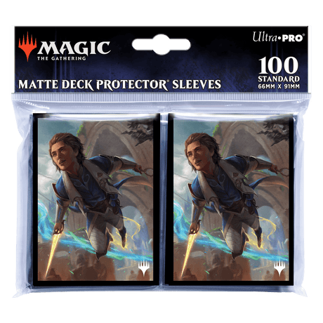 Murders at Karlov Manor Kellan, Inquisitive Prodigy Standard Deck Protector Sleeves (100ct) for Magic: The Gathering - E - 38258 - Ultra PRO - Ultra PRO International