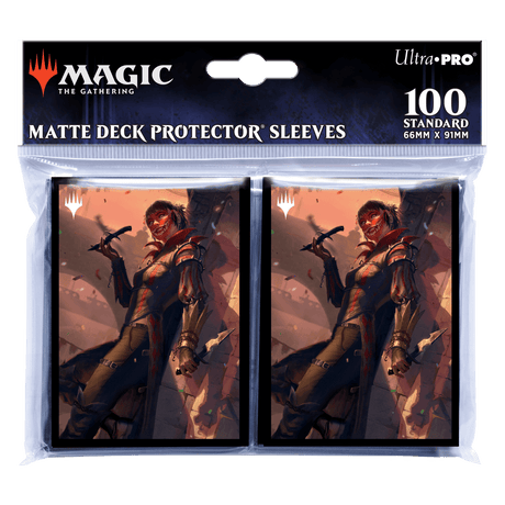 Murders at Karlov Manor Massacre Girl, Known Killer Standard Deck Protector Sleeves (100ct) for Magic: The Gathering - E - 38256 - Ultra PRO - Ultra PRO International