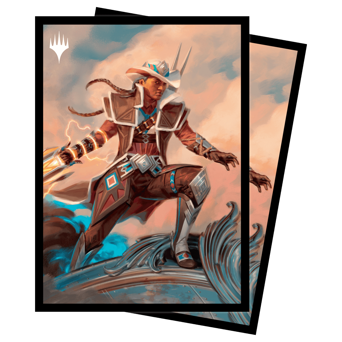 Outlaws of Thunder Junction Annie Flash, the Veteran Key Art Deck Protector Sleeves (100ct) for Magic: The Gathering - E - 38358 - Ultra PRO International - Ultra PRO International