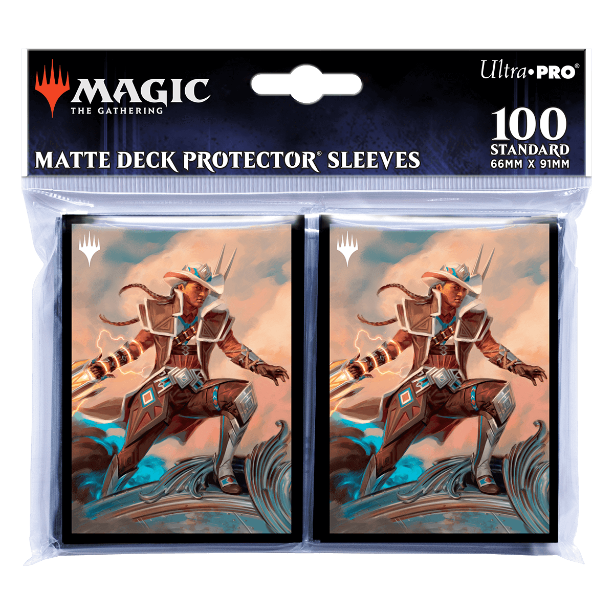 Outlaws of Thunder Junction Annie Flash, the Veteran Key Art Deck Protector Sleeves (100ct) for Magic: The Gathering - E - 38358 - Ultra PRO International - Ultra PRO International