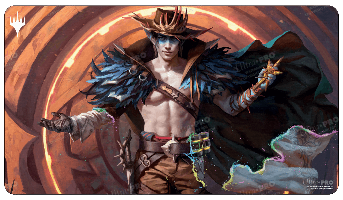 Outlaws of Thunder Junction Oko, the Ringleader Standard Gaming Playmat Key Art for Magic: The Gathering - E - 38389 - Ultra PRO International - Ultra PRO International