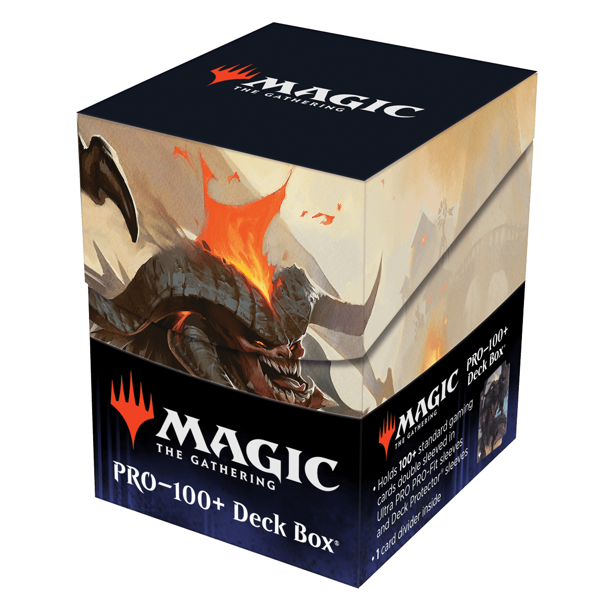 Outlaws of Thunder Junction Rakdos, the Muscle Key Art 100+ Deck BoxÂ® for Magic: The Gathering - E - 38369 - Ultra PRO International - Ultra PRO International